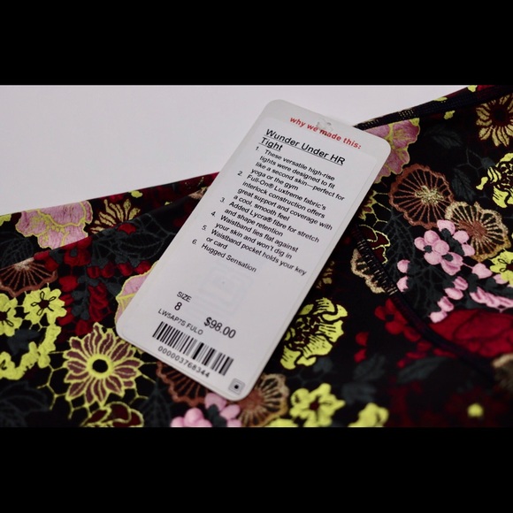 Wunder Under HR Tight Fluorolace Multi - Picture 2 of 5